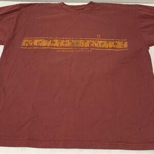 Vintage Go Barefoot Outrigger Canoe Club Graphic Tee xxl 3xl